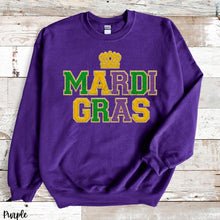 Load image into Gallery viewer, Assorted MARDI GRAS Faux Chenille Direct To Film (DTF) Transfers