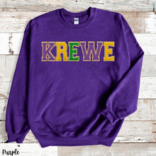 Load image into Gallery viewer, Assorted MARDI GRAS Faux Chenille Direct To Film (DTF) Transfers