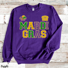 Load image into Gallery viewer, Assorted MARDI GRAS Faux Chenille Direct To Film (DTF) Transfers