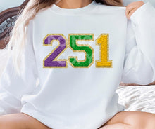 Load image into Gallery viewer, Assorted MARDI GRAS Faux Chenille Direct To Film (DTF) Transfers