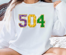 Load image into Gallery viewer, Assorted MARDI GRAS Faux Chenille Direct To Film (DTF) Transfers