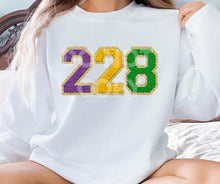 Load image into Gallery viewer, Assorted MARDI GRAS Faux Chenille Direct To Film (DTF) Transfers