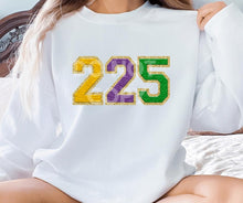 Load image into Gallery viewer, Assorted MARDI GRAS Faux Chenille Direct To Film (DTF) Transfers