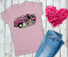 Load image into Gallery viewer, Funky Western Truck High Heat Full Color Soft Screen Print RTS