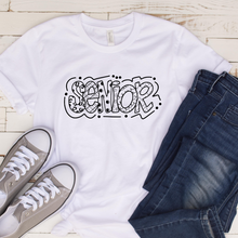 Load image into Gallery viewer, <CUSTOM> Funky Letters Set of (50) Low Heat Single Color ANY COLOR Screen Print