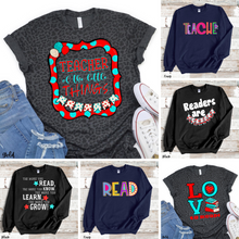 Load image into Gallery viewer, Assorted Education 2023 Direct To Film (DTF) Transfers