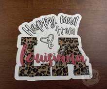 Load image into Gallery viewer, Happy Mail From Louisiana 3" Waterproof, UV Proof, Deluxe Vinyl Sticker Ready To Ship