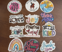 Load image into Gallery viewer, Set of (5) RANDOMLY SELECTED Packaging Deluxe 3" Stickers