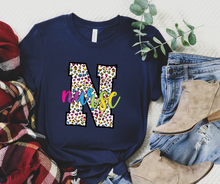 Load image into Gallery viewer, Assorted Bright Leopard Letter Title or Grade Direct To Film (DTF) Transfer