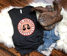 Load image into Gallery viewer, City of Rockford Peaches Distressed High Heat Full Color Soft Screen Print RTS