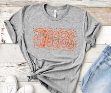 Load image into Gallery viewer, <CUSTOM> Funky Letters Set of (50) Low Heat Single Color ANY COLOR Screen Print