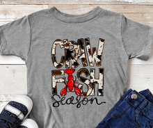 Load image into Gallery viewer, Cowhide Crawfish Season High Heat Full Color Soft Screen Print RTS