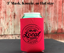 Load image into Gallery viewer, Support Your Local Racing High Heat Single Color BLACK Super Soft Screen Print RTS