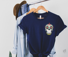 Load image into Gallery viewer, Nurse Sugar Skull High Heat Full Color Super Soft Screen Print RTS