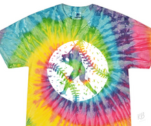 Load image into Gallery viewer, Distressed Ball Player High Heat Single Color Soft Screen Print RTS