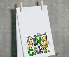 Load image into Gallery viewer, KB DESIGNS ORIGINAL / EXCLUSIVE You Can't Cancel King Cake High Heat Full Color Super Soft Screen Print RTS