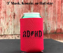 Load image into Gallery viewer, ADHD I'm On The Highway To... Hey Look, A Squirrel! Distressed Single Color BLACK Low Heat Screen Print RTS