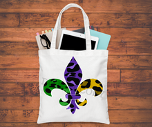 Load image into Gallery viewer, Leopard Fleur de Lis High Heat Full Color Super Soft Screen Print RTS