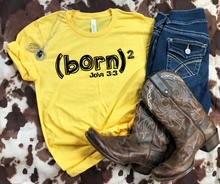 Load image into Gallery viewer, Born Again High Heat Single Color Soft Screen Print RTS