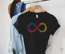 Load image into Gallery viewer, Autism Spectrum Infinity High Heat Full Color Super Soft Screen Print RTS