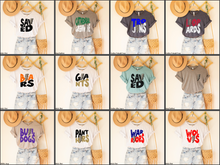 Load image into Gallery viewer, Assorted Team Leopard Bolt Designs Direct To Film (DTF) Transfer