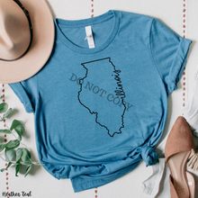 Load image into Gallery viewer, <CUSTOM> DUO State Outline of (50) Low Heat Single Color ANY COLOR Screen Print