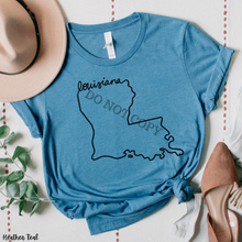 Load image into Gallery viewer, <CUSTOM> DUO State Outline of (50) Low Heat Single Color ANY COLOR Screen Print