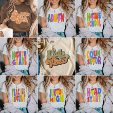 Load image into Gallery viewer, Assorted Fall and Pencil Bolts Direct To Film (DTF) Transfers