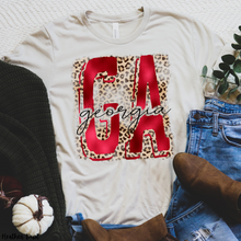 Load image into Gallery viewer, Assorted Leopard Background Foiled Designs Direct To Film (DTF) Transfer