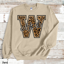 Load image into Gallery viewer, Assorted Leopard Letter Mascot Direct To Film (DTF) Transfers