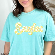 Load image into Gallery viewer, Assorted Wavy Checkered Words Direct To Film (DTF) Transfers