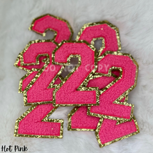 Load image into Gallery viewer, Chenille NUMBERS Apprx 2.5-3" RTS