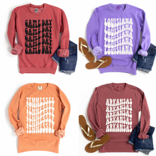 Load image into Gallery viewer, Retro Stack Game Day and States Low Heat Single Color RTS