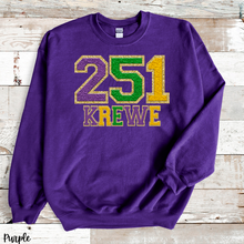 Load image into Gallery viewer, Assorted MARDI GRAS Faux Chenille Direct To Film (DTF) Transfers