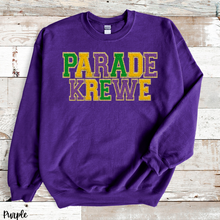 Load image into Gallery viewer, Assorted MARDI GRAS Faux Chenille Direct To Film (DTF) Transfers