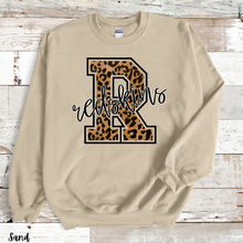 Load image into Gallery viewer, Assorted Leopard Letter Mascot Direct To Film (DTF) Transfers