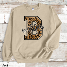 Load image into Gallery viewer, Assorted Leopard Letter Mascot Direct To Film (DTF) Transfers