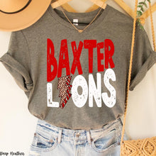 Load image into Gallery viewer, Assorted Team Leopard Bolt Designs Direct To Film (DTF) Transfer