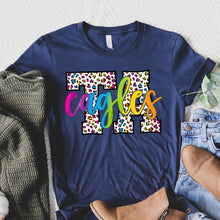 Load image into Gallery viewer, Assorted Bright Leopard Letter Title or Grade Direct To Film (DTF) Transfer