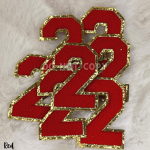 Load image into Gallery viewer, Chenille NUMBERS Apprx 2.5-3" RTS