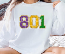 Load image into Gallery viewer, Assorted MARDI GRAS Faux Chenille Direct To Film (DTF) Transfers