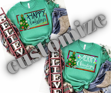 Load image into Gallery viewer, Team Holiday or Christmas Sport Tree Customization