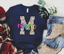 Load image into Gallery viewer, Assorted Bright Leopard Letter Title or Grade Direct To Film (DTF) Transfer