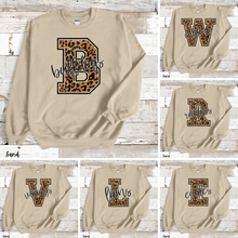 Load image into Gallery viewer, Assorted Leopard Letter Mascot Direct To Film (DTF) Transfers