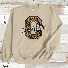 Load image into Gallery viewer, Assorted Leopard Letter Mascot Direct To Film (DTF) Transfers