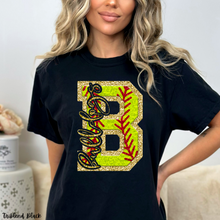 Load image into Gallery viewer, Assorted Bling Faux Chenille Team Sport Direct To Film (DTF) Transfers