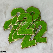 Load image into Gallery viewer, Chenille NUMBERS Apprx 2.5-3" RTS