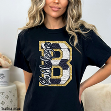 Load image into Gallery viewer, Assorted Bling Faux Chenille Team Sport Direct To Film (DTF) Transfers