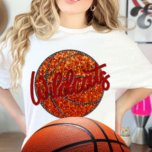 Load image into Gallery viewer, Assorted Faux Sequin II Basketball [Team] Direct To Film (DTF) Transfers
