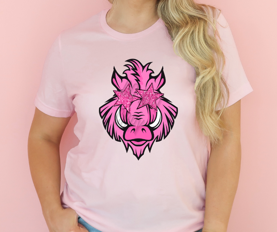 KBD OG BCA Razorback B Pink with Star Eyes